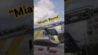 shorts railfanning Brightline To The 305  2022 [upl. by Canada]