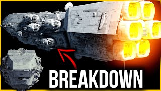 Dreadnaughtclass Heavy Cruiser COMPLETE Breakdown Star Wars Ships [upl. by Ezechiel]