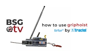 The Tirfor Griphoist might be the product you dont know you need [upl. by Minette]