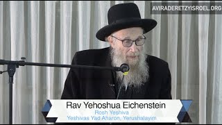 Rav Yehoshua Eichenstein Welcomes Chareidi Olim to Eretz Yisrael [upl. by Naedan905]