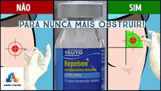 Como não entupir a benzetacil [upl. by Fitzger]