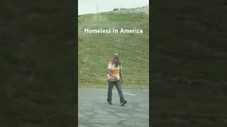 Homeless man crawls out from under bridge [upl. by Lach]