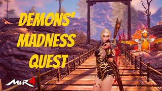 Mir4  Demons Madness  Collect Squad Leaders Flag Quest QUICK GUIDE [upl. by Suchta955]