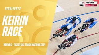 Keirin Highlights  Hong Kong China  2024 Tissot UCI Track Nations Cup [upl. by Arodoeht]