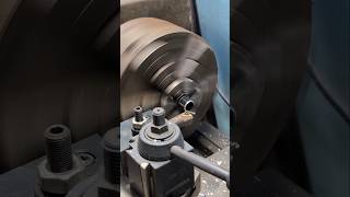 Shortening a fitting on a Lathe Machine ASMR automobile clausing lathe machinery industrial [upl. by Meghan905]