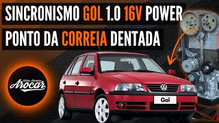 Sincronismo do Motor do Gol 10 16V Power  Oficina Mecânica Arocar [upl. by Genni895]