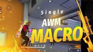 How to make Single Awm Macro Bluestacks । Free Fire । Single Sniper। [upl. by Jeane]