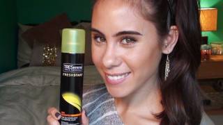 Managing amp Styling 2nd Day Hair ft Tresemme Dry Shampoo [upl. by Rovit]