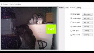 Yawcam Motion Detection [upl. by Riki]