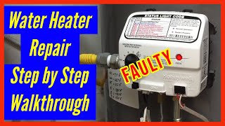 Rheem Water Heater Chamber Sensor Failure  How to Replace Chamber Sensor amp Gas Control Valve DIY [upl. by Aztiraj123]