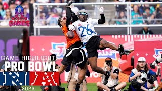 NFC vs AFC Flag Football  2024 Pro Bowl FINALE Game Highlights [upl. by Iramohs]