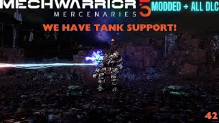 We Have Tank Support Now  Mechwarrior 5 Mercenaries All DLC  Mods [upl. by Novy412]