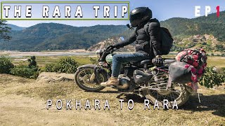 400km in 1day  RIDE TO RARA   POKHARA  ROYAL ENFIELD  Mitho vlog [upl. by Lenard]