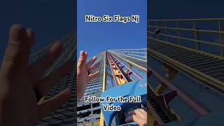 Nitro is a steel roller coaster located at Six Flags Great Adventure [upl. by Annoek]