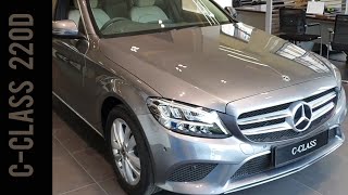 2019 Mercedes Benz CClass 220d  Walkaround [upl. by Akerdnuhs]