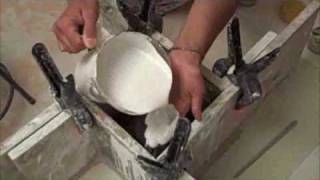 Pottery plaster Mold Making Video Making a OnePiece Plaster Mold2flv [upl. by Elleda217]