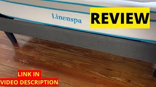 Linenspa 10 Inch Memory Foam and Innerspring Hybrid Medium Feel Queen Mattress Review [upl. by Hewart]