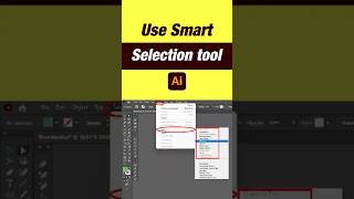 Use the Smart Selection Tool in Adobe Illustrator  Smart Selection Tips [upl. by Gunn888]