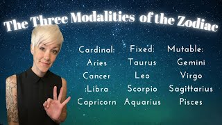 The Three Modalities of the Zodiac  Cardinal Fixed Mutable [upl. by Attiuqram704]