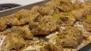 Oven Baked Chicken Thighs [upl. by Arikal]