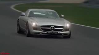 GranTurismo Sport VR  Virtual Reality  Mercedes Benz SLS AMG Nurburgring  PS VR G29 [upl. by Blase]