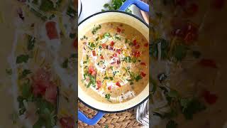 Creamy Chicken Tortilla Soup Recipe [upl. by Ahsinelg470]