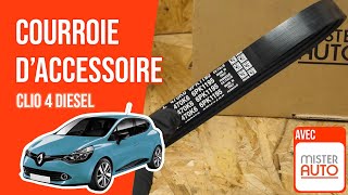 Changer la Courroie dAccessoire Clio 4 15 dCi 🚗 [upl. by Stephana129]