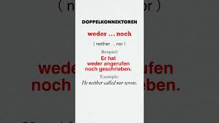 weder  noch deutsch adjektiv lernen verbe automobile deutschesprache lerne quiz [upl. by Enninaej]