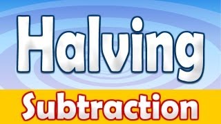 Subtraction Halving Numbers Math Song [upl. by Robb]