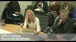 Bezuinigingen kaasschaaf of kettingzaag  Jelena Postuma FVD [upl. by Howell412]