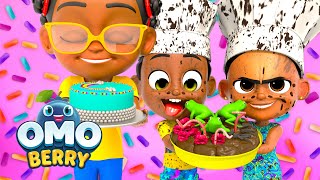 Pat A Cake  OmoBerry  Nursery Rhymes amp Kids Videos For Kids [upl. by Aihsakal]