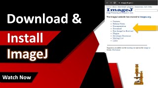 Download and install imageJ  Portable version of ImageJ  NIH Fiji software download [upl. by Onairda701]