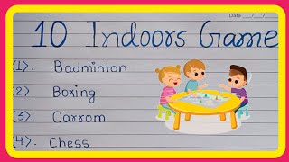 10 Indoors Game Name ll Indoor Game Name In English With Pictures ll Indoor Game [upl. by Dwain]