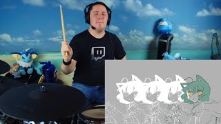 The8BitDrummer covers Lagtrain by INABAKUMORI covered by girldm on drums [upl. by Magen]