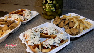 Oven Baked Chili Slaw Dogs RecipeSimple And Delicious [upl. by Nemad]