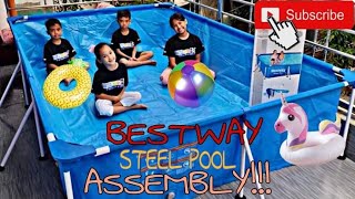 BESTWAY STEEL PRO ASSEMBLY 🏊 [upl. by Adnalay570]