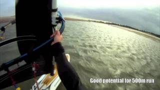 Wells Next the Sea Speedsailing  WINDSURFING [upl. by Noirod]