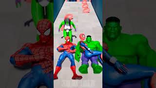 Kiss Run Spiderman vs Hulk fo Barry Prison gta spiderman [upl. by Velleman258]