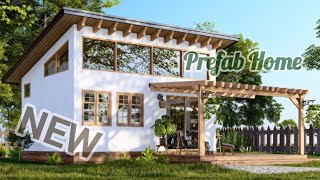 Prefab House on a Budget Affordable Housing Solutions for All  Luxury Smart Living Design [upl. by Notsej]