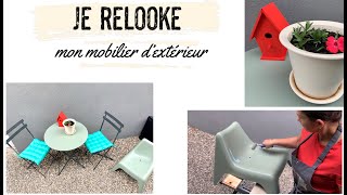 ➾Je relooke mon mobilier dextérieur☀︎ [upl. by Arabel]