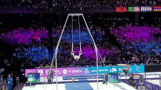 Eleftherios Petrounias🇬🇷  Rings Final🥈  2023 World Championship Antwerp  Score 15066 [upl. by Turro]