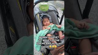 MY DADDY COVER LIGHT BLANKET AND MOMMY FORGET TO WEAR ME CLOTHES😂babybabyawsomefunnycuteviral [upl. by Sherris]