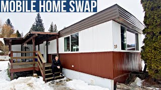 A 1971 Mobile Home Swapped For An Affordable New Manufactured Home [upl. by Ellak]