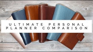 Ultimate Personal Planner Comparison  Recollections Filofax FoxyFix Van der Spek amp Gillio [upl. by Nodarse]