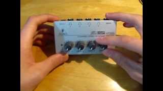 Behringer HA400 Headphone Amplifier [upl. by Allebara]