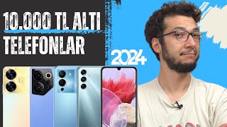 10000 TL ALTI EN İYİ TELEFONLAR OCAK 2024 [upl. by Atteoj]