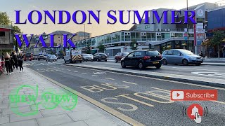 West London Feltham Suburb Walking Tour Sunday Evening Summer Freddie Mercury 75 Memorial Hike 4K [upl. by Ettennat370]