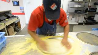 Dominos guy makes 3 Pizzas in 39 Seconds  Sarasota HeraldTribune [upl. by Edithe]