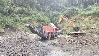 Gyratory Crusher  Construction of ICBR  High altitude hill road ❤️ [upl. by Lilas924]