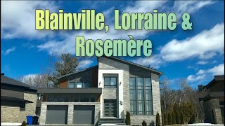 Blainville Lorraine Rosemere  Quebec  Canada  Driving Tour [upl. by Meara]